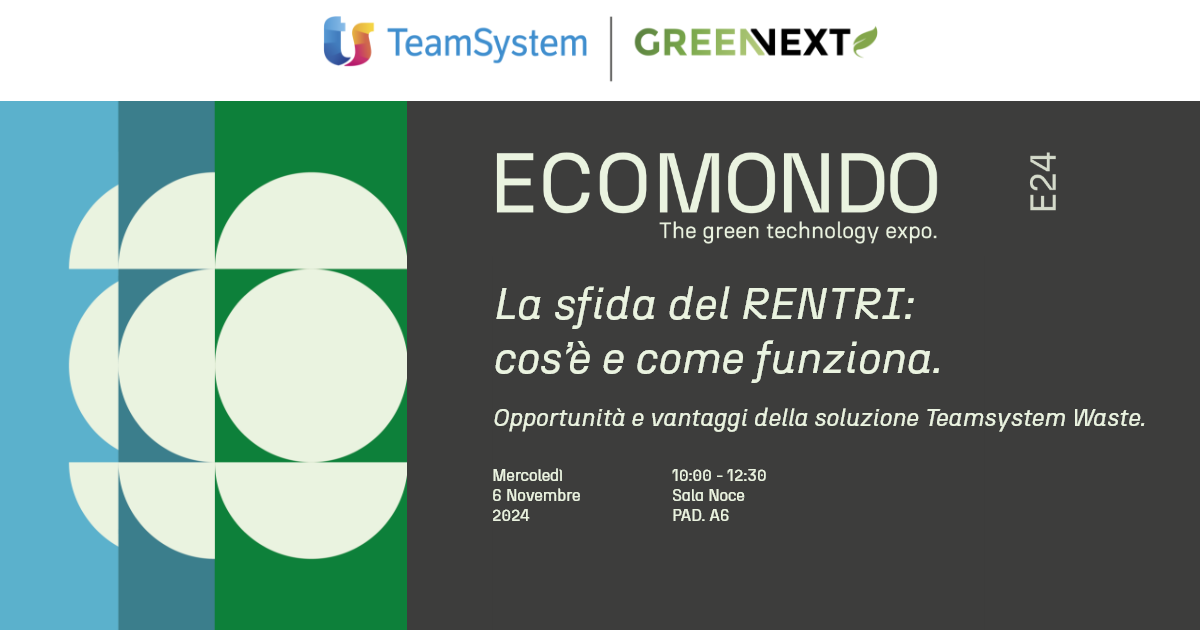 teamsystem/greenext a ecomondo 2024